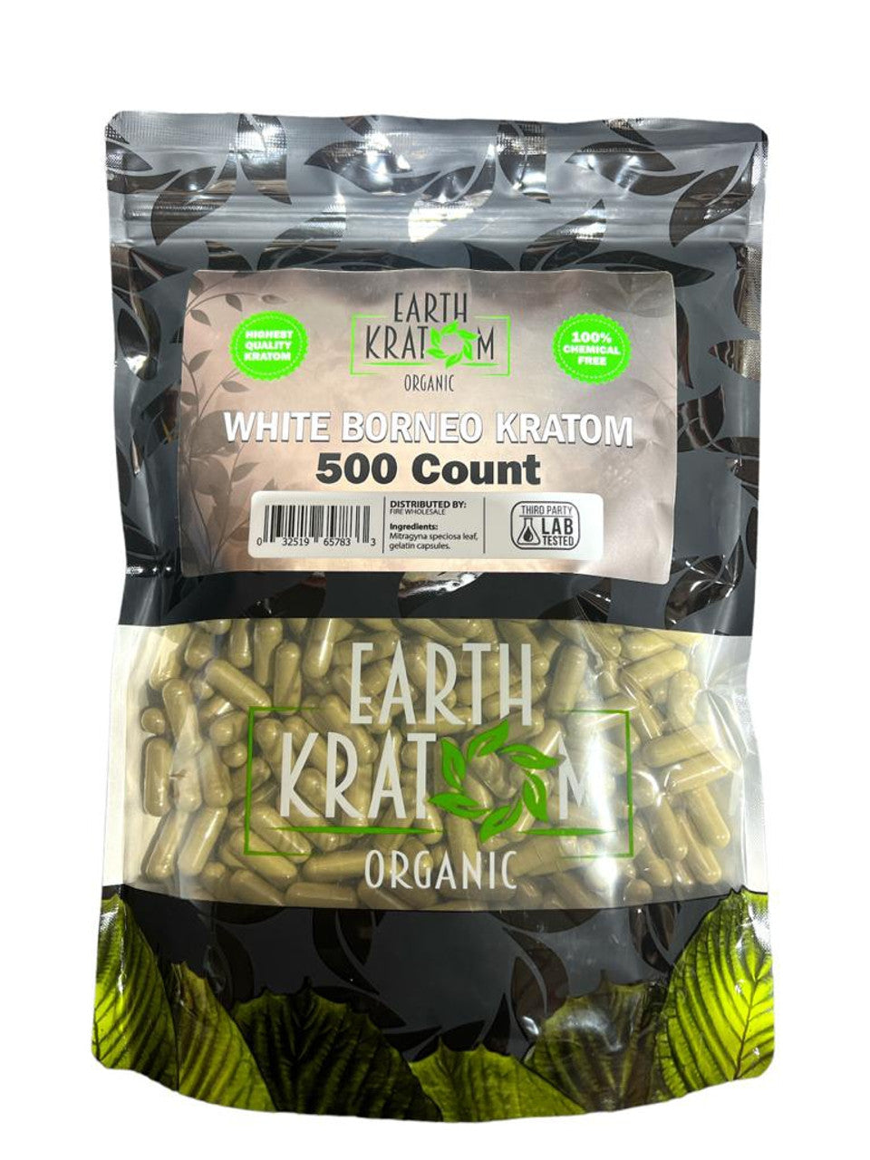 EARTH KRATOM ORGANIC 500 CAPSULES