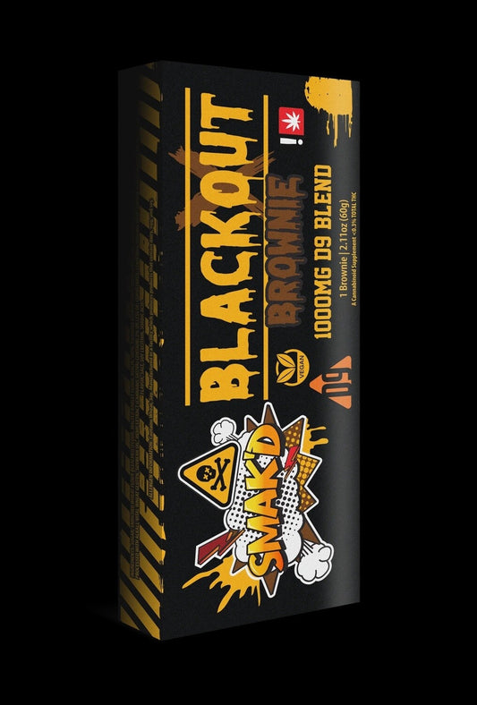 Smakd Delta 9 BlackOut Brownie - 1000mg