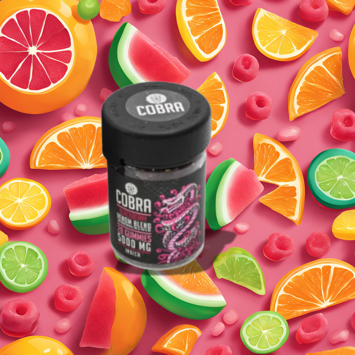 COBRA VENOM BLEND GUMMIES-5000 MG