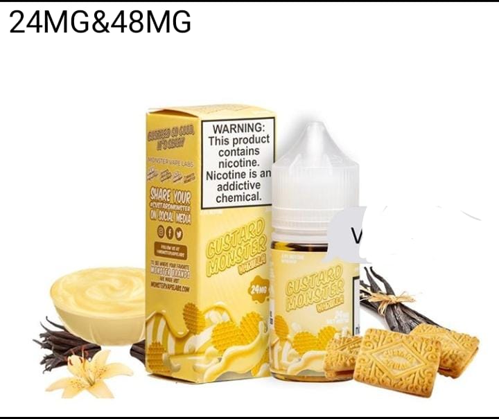 Custard Monster Salts 24mg and 48mg - 30mL