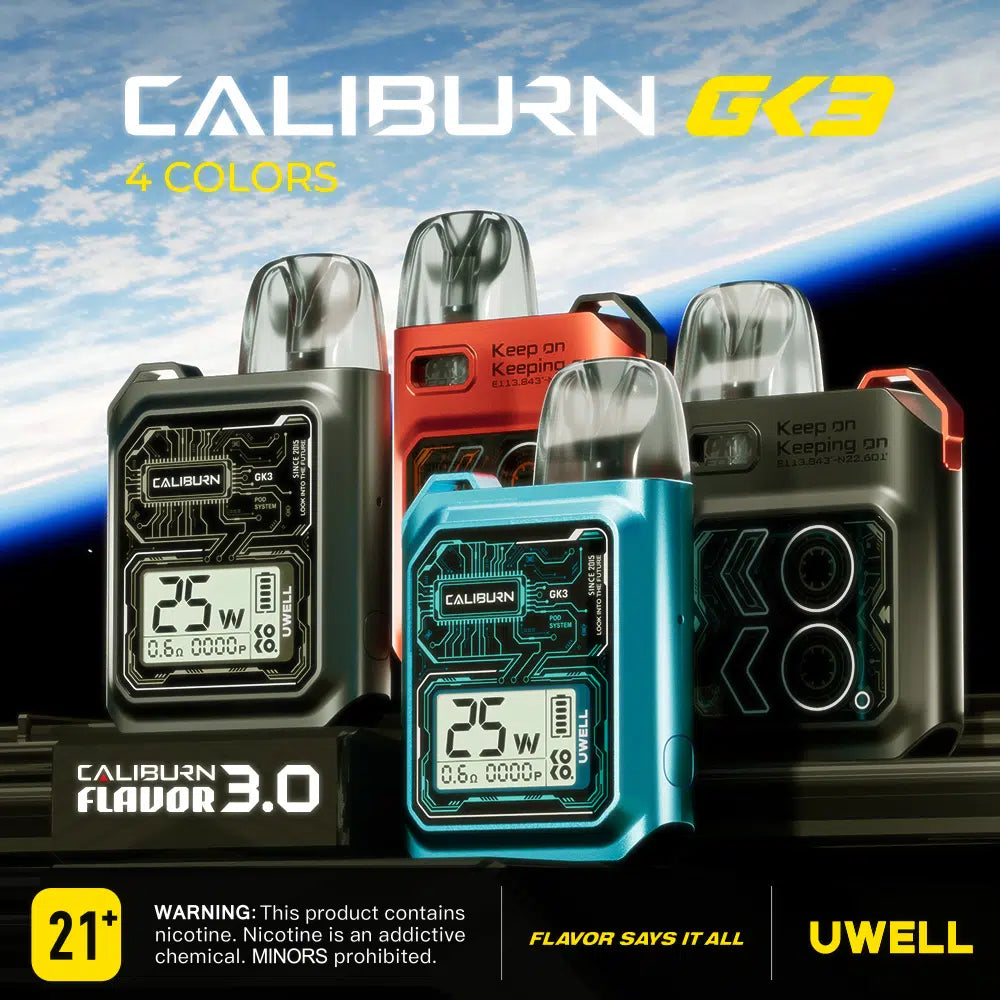 Uwell Caliburn GK3 25W Pod System Kit 900mAh