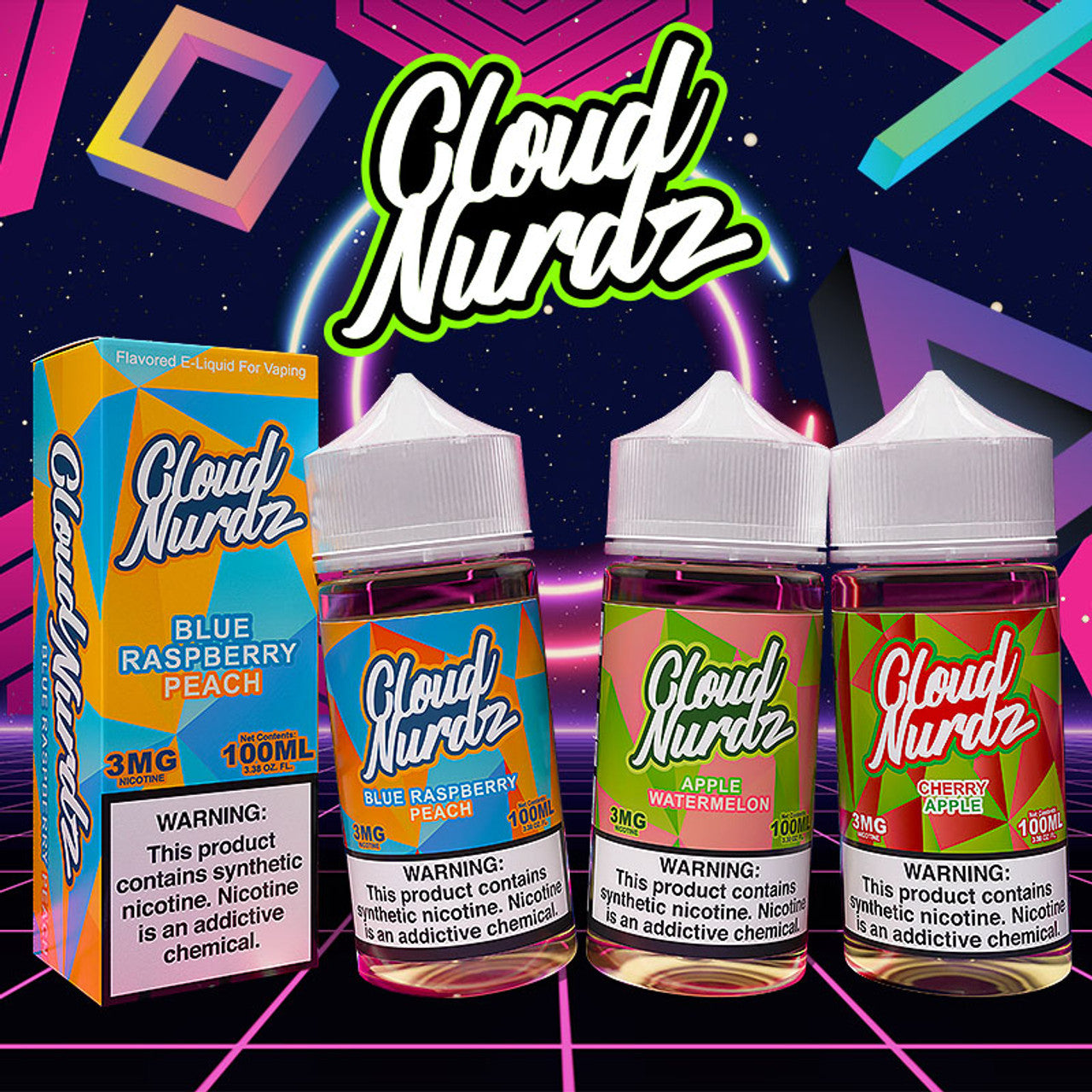 Cloud Nurdz 100ml 3mg and 6mg