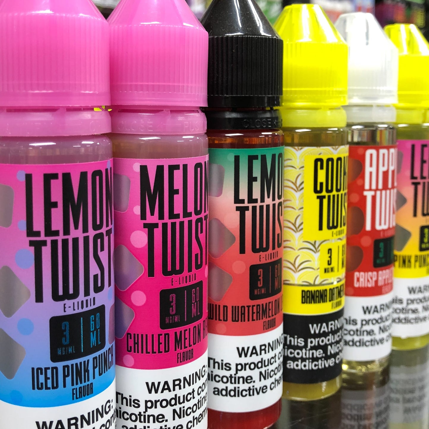 TWIST E-LIQUID - 120ML 3mg and 6mg