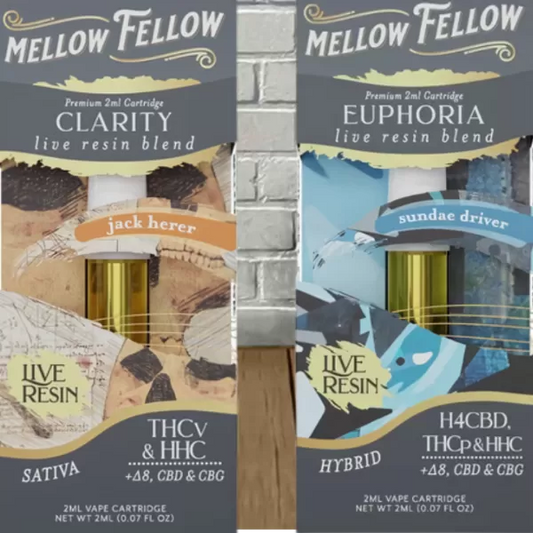 Mellow Fellow Live Resin Cartridges 2ml