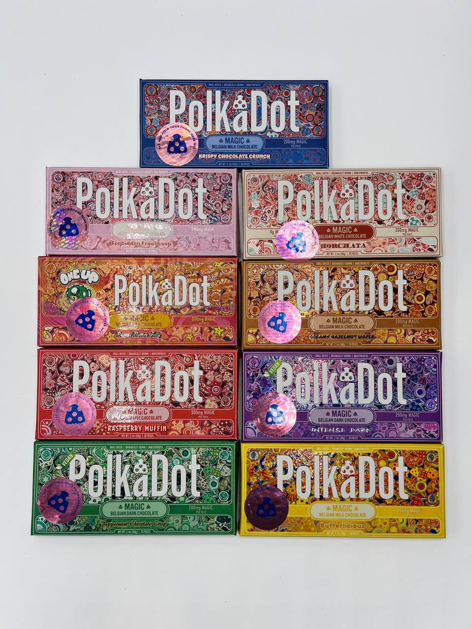 Polkadot Mushroom Chocolate Bar