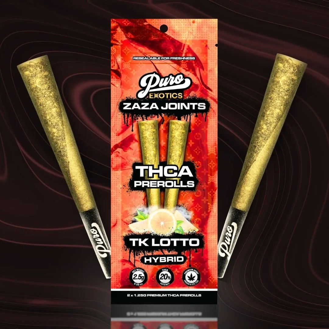 Puro Zaza Joints THCa Pre-Rolls 2pcs 3g