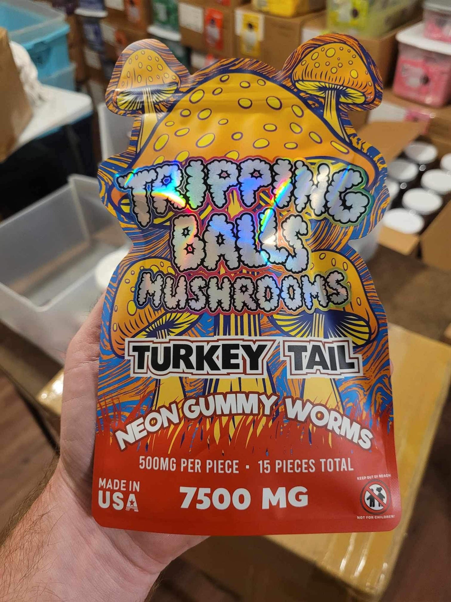 TRIPPING BALLS MUSHROOM GUMMIES 7500MG