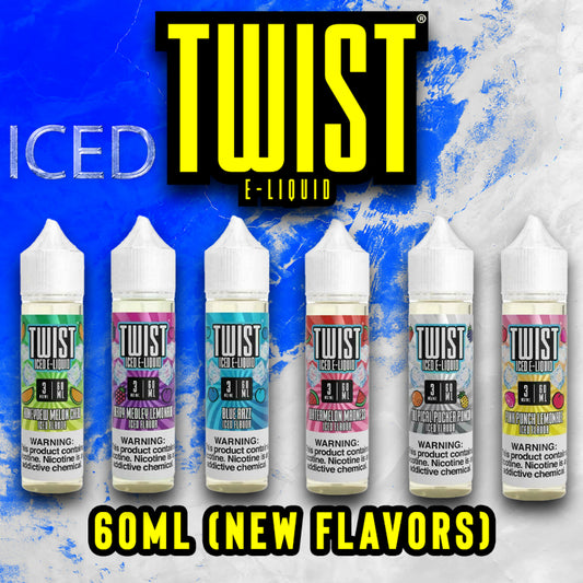 TWIST E-LIQUID - 120ML 3mg and 6mg