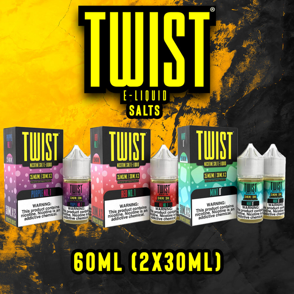 TWIST SALT E-LIQUID - 60ML 35mg and 50mg