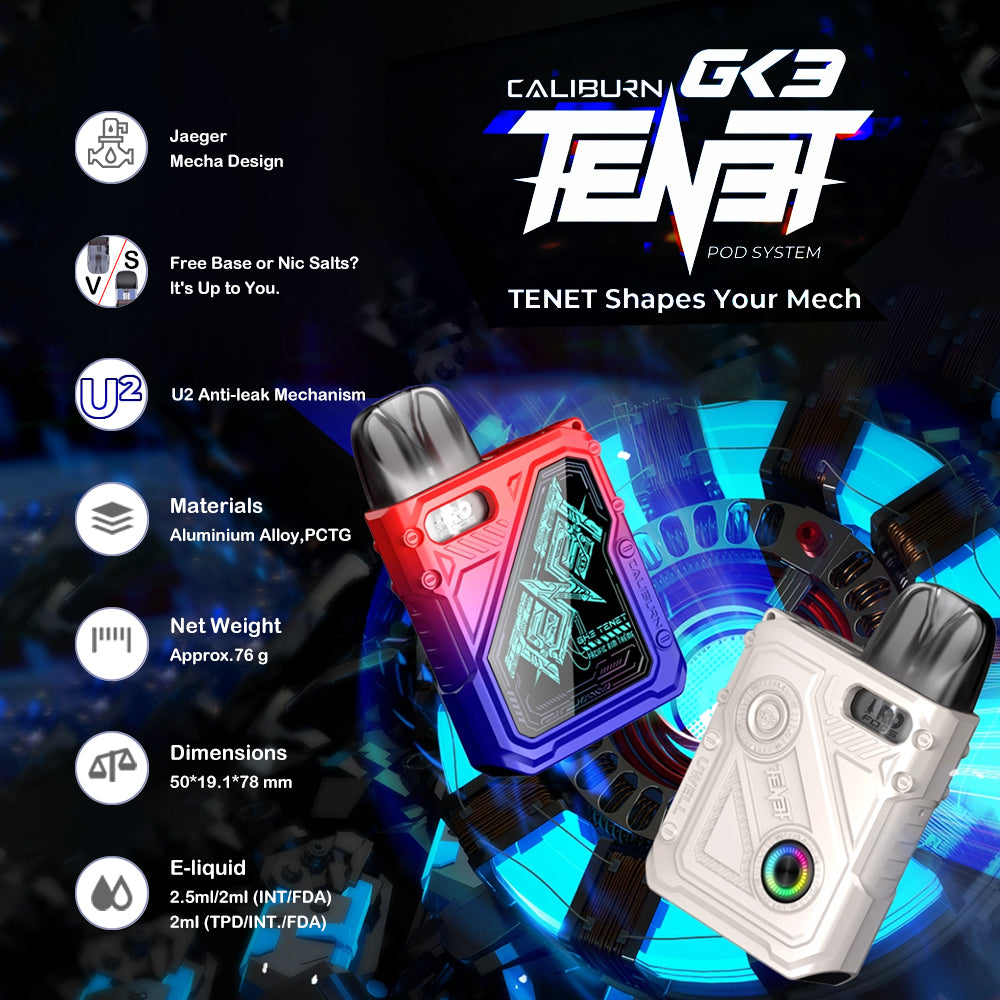 Uwell Caliburn GK3 Tenet 25W Pod System Kit 1000mAh