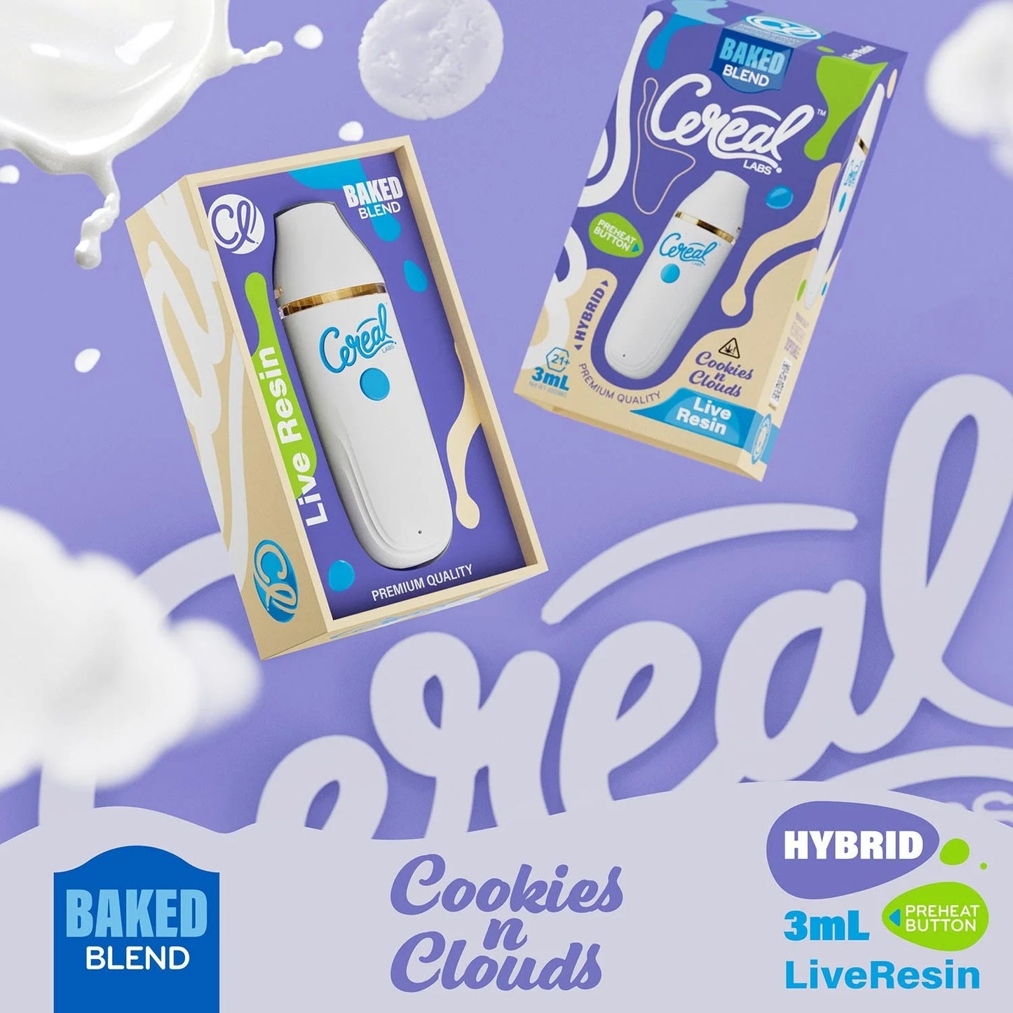 Cereal Labs Baked Blend Disposable Vape I 3G