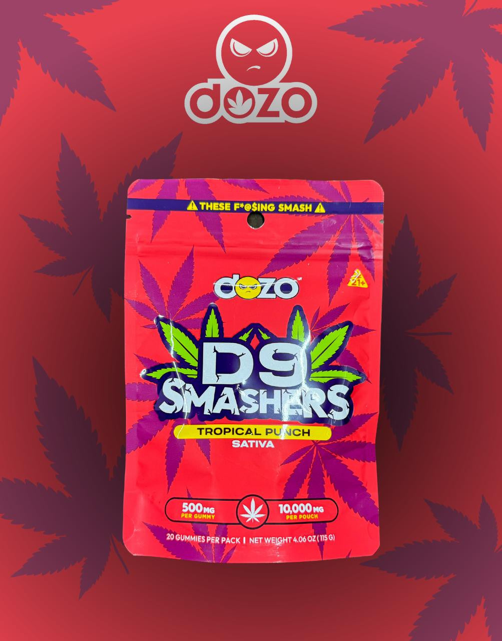 DOZO D9 SMASHERS GUMMIES - 10000MG