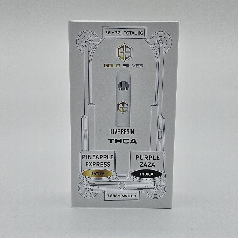 Gold Silver THC-A Switch Disposable | 6g