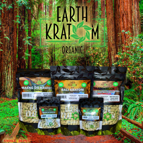 EARTH KRATOM ORGANIC 150 CAPSULES