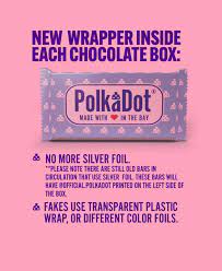 Polkadot Mushroom Chocolate Bar