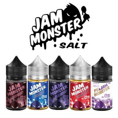 JAM MONSTER Salt E Liquid 24mg and 48mg