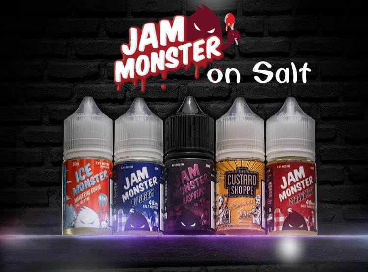 JAM MONSTER Salt E Liquid 24mg and 48mg