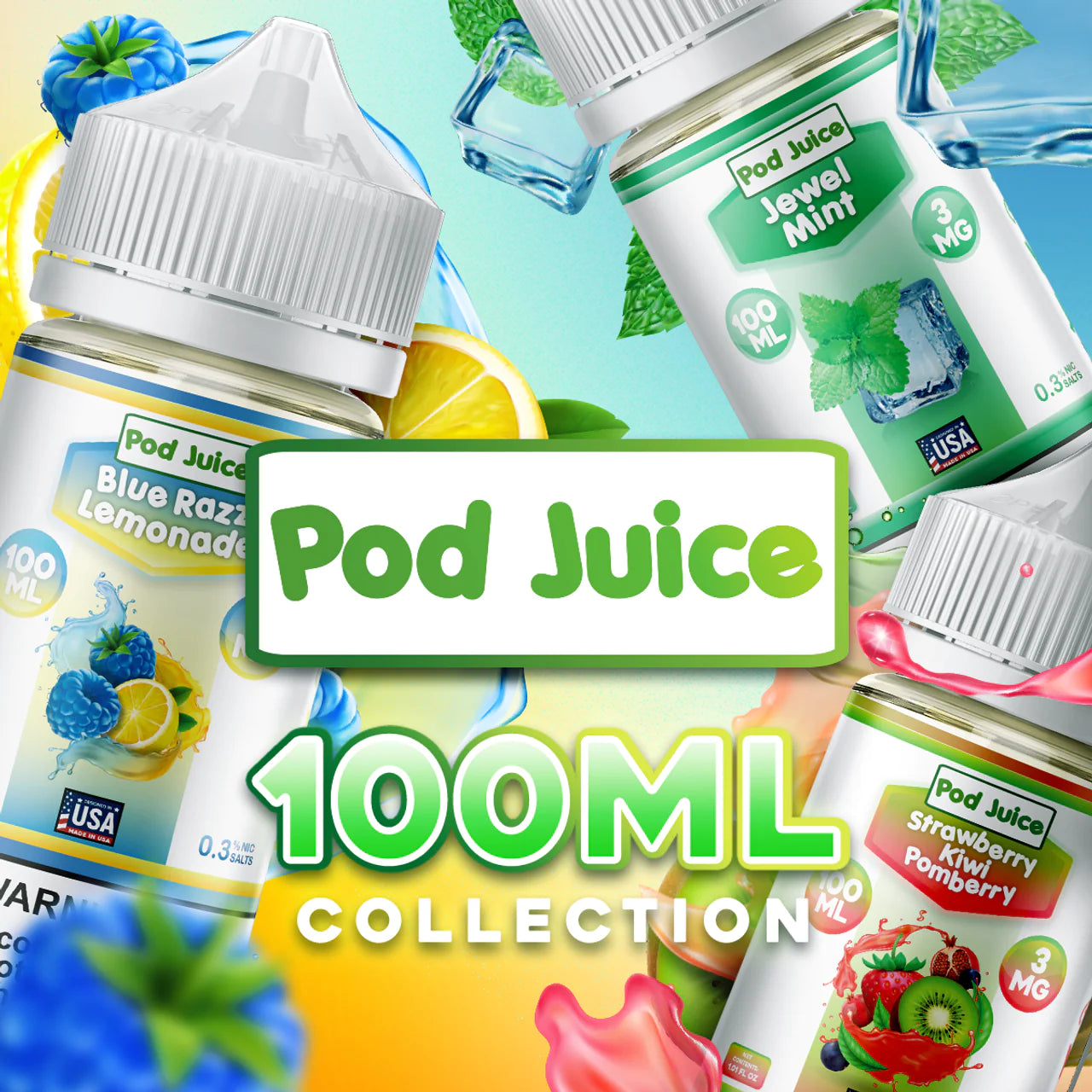 Pod Juice 3mg and 6mg