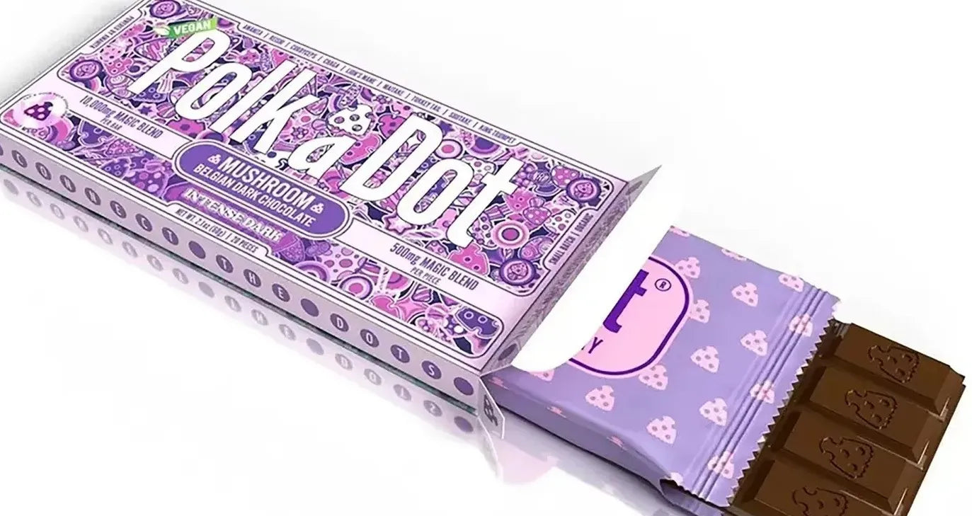 Polkadot Mushroom Chocolate Bar