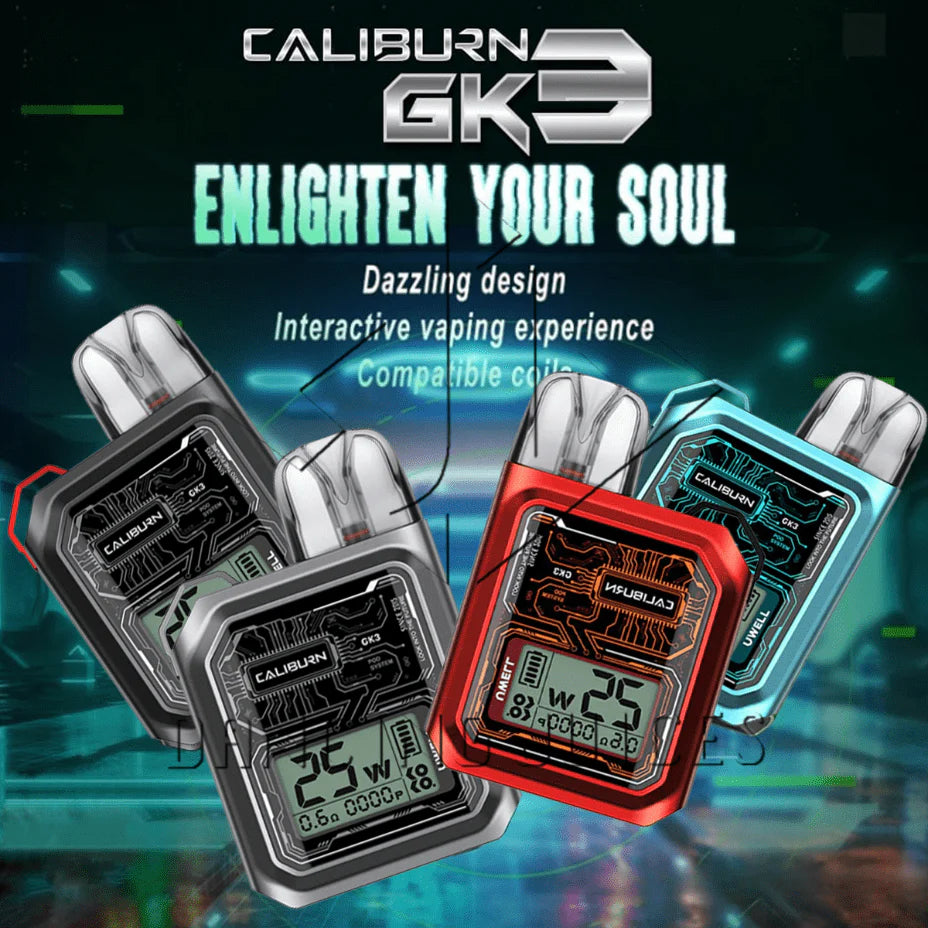 Uwell Caliburn GK3 25W Pod System Kit 900mAh